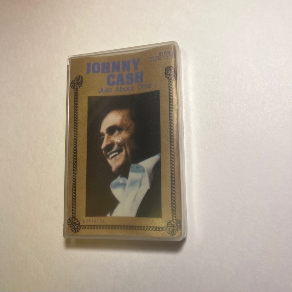 JOHNNY CASH‎ Just About Time Vintage Cassette Tape
